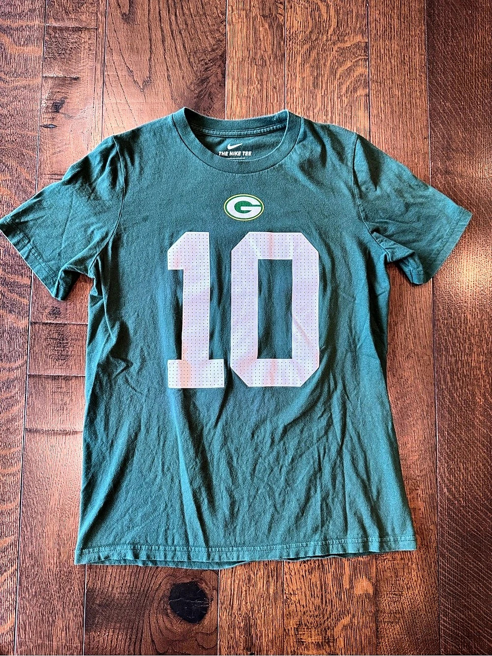 Nike Youth Green Bay Packers Jordan Love #10 Player Name & Number T-Shirt Tee